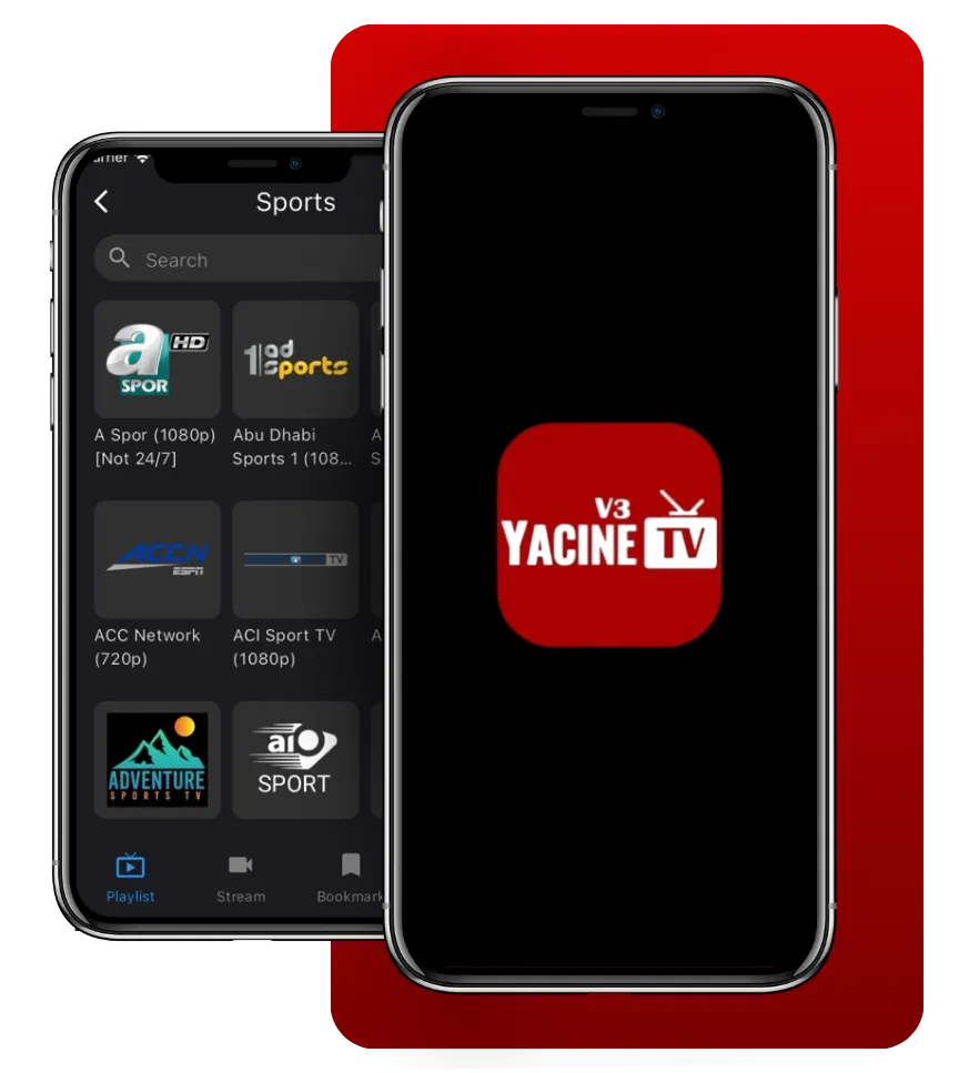 Yacine TV App Screenshot