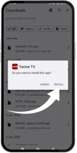 install yacine tv apk
